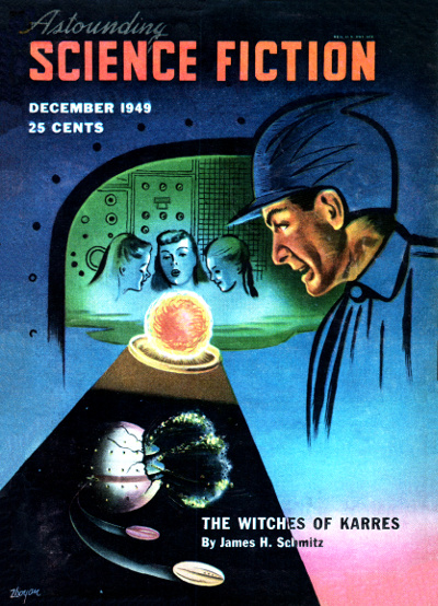 The Witches of Karres - James H. Schmitz - Astounding, Dec 1949 - by Zboyan (small)