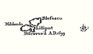 Lilliput, Gulliver's Travels, 1726