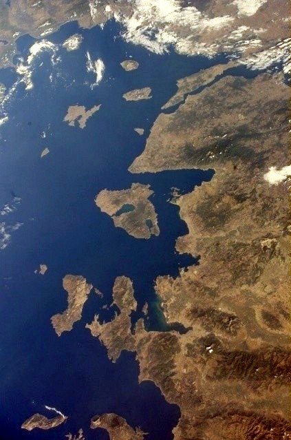 Turkey, Lesbos, Dardanelles - NASA