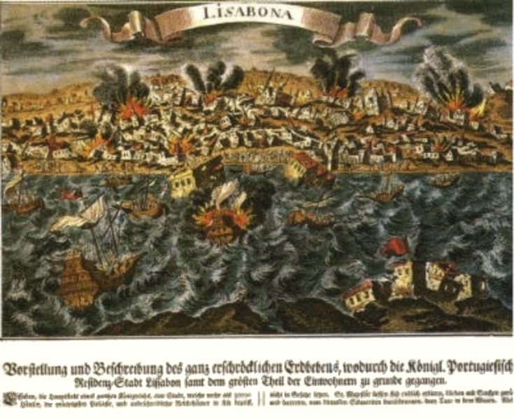 Lisbon earthquake, 1755