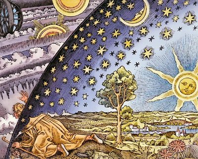 Beyond the Crystal Sphere, from Flammarion woodcut