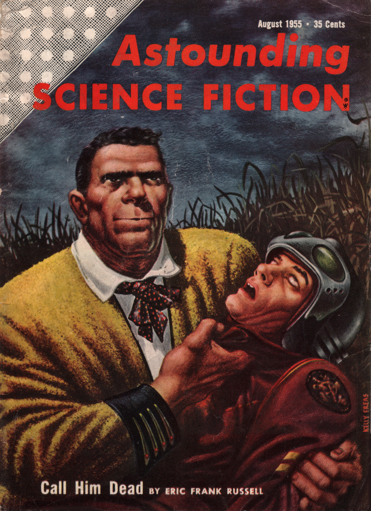 Call-Him-Dead - Astounding, August 1955 - Kelly Freas